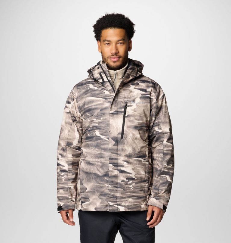 whirlibird v herren-jacke mit print