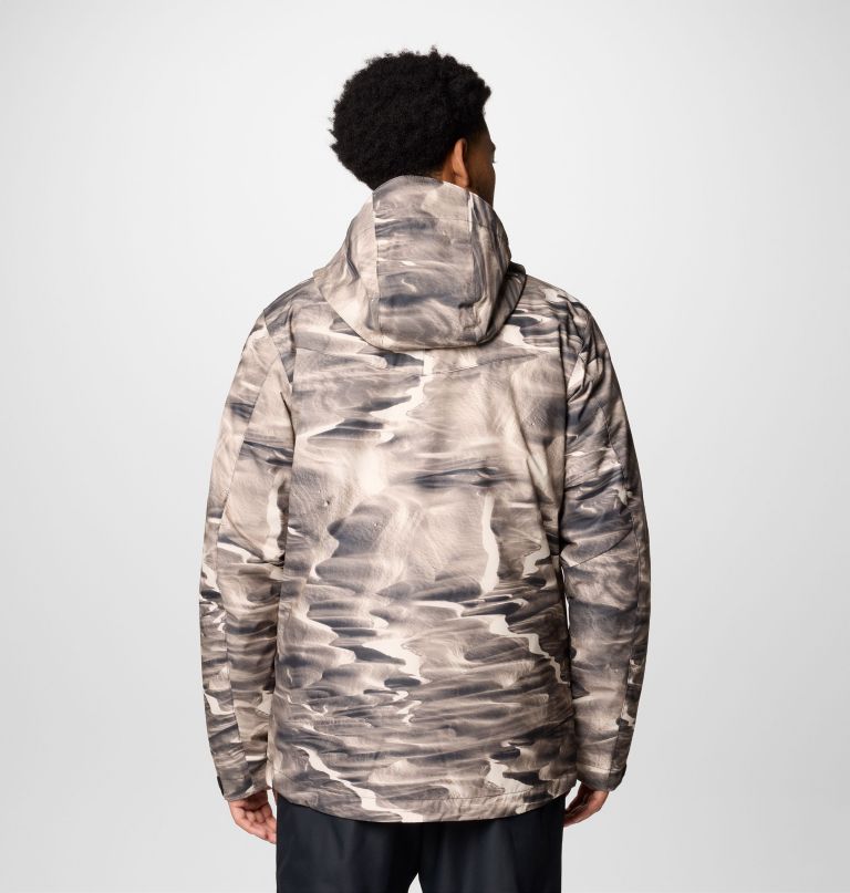 whirlibird v herren-jacke mit print