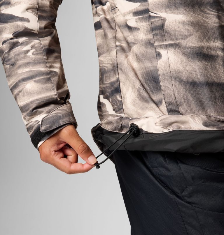 whirlibird v herren-jacke mit print