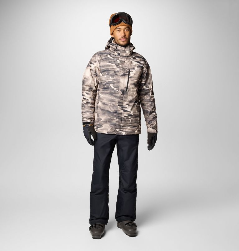 whirlibird v herren-jacke mit print