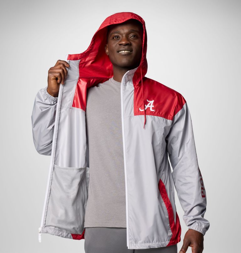 herren collegiate flash challenger ii windjacke - alabama