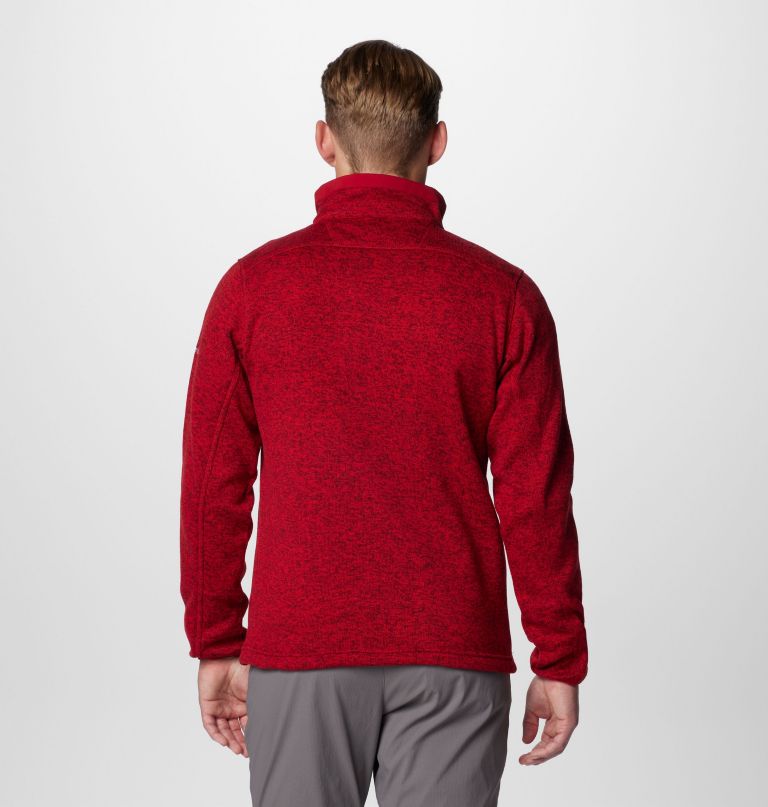 herren-fleecepullover mit halbem reißverschluss modell collegiate sweater weather - alabama