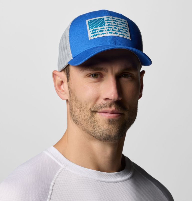 pfg fish flag mesh-baseballkappe
