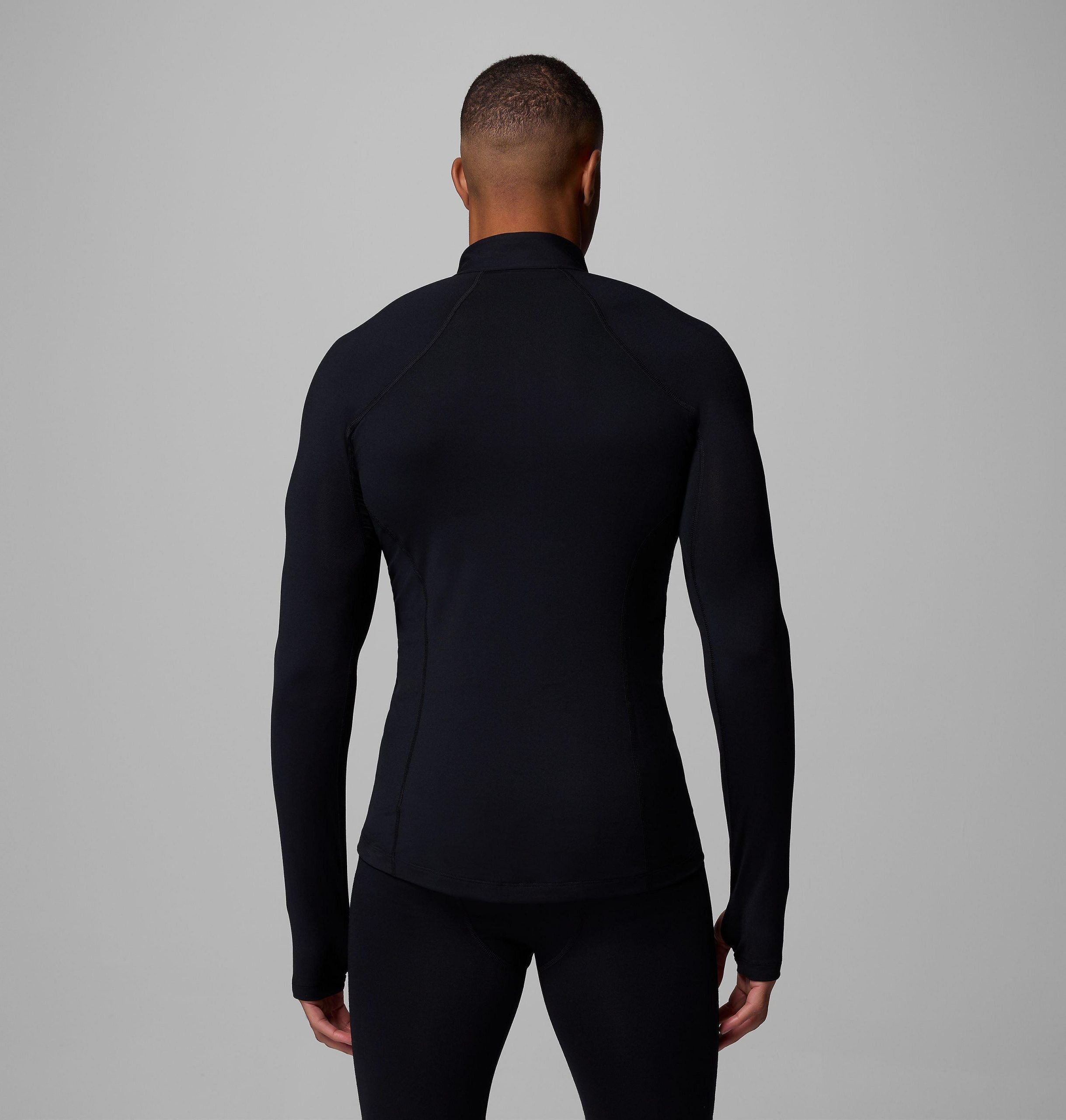 omni-heat midweight baselayer für herren mit halbem reißverschluss