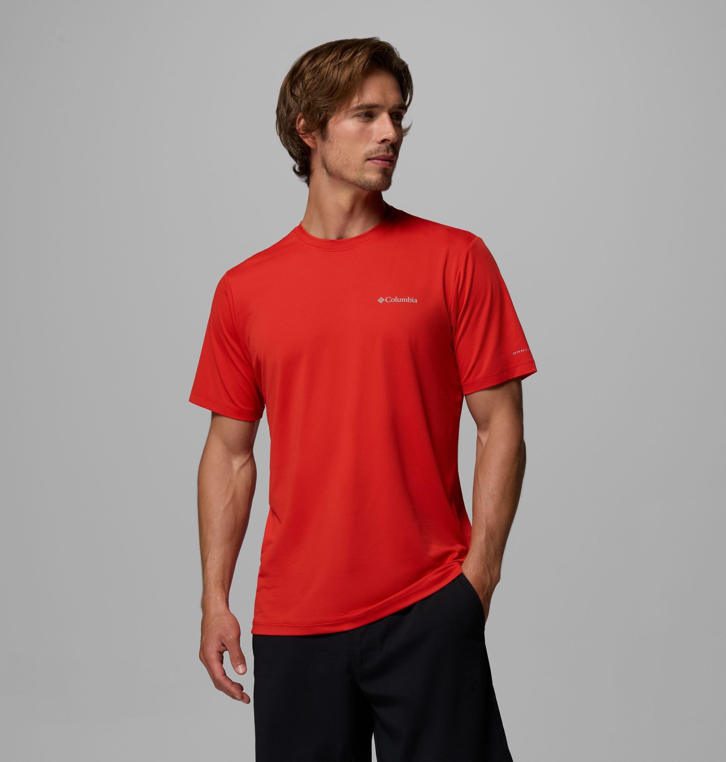 herren tech trail utility kurzarm-rundhalsausschnitt - lang