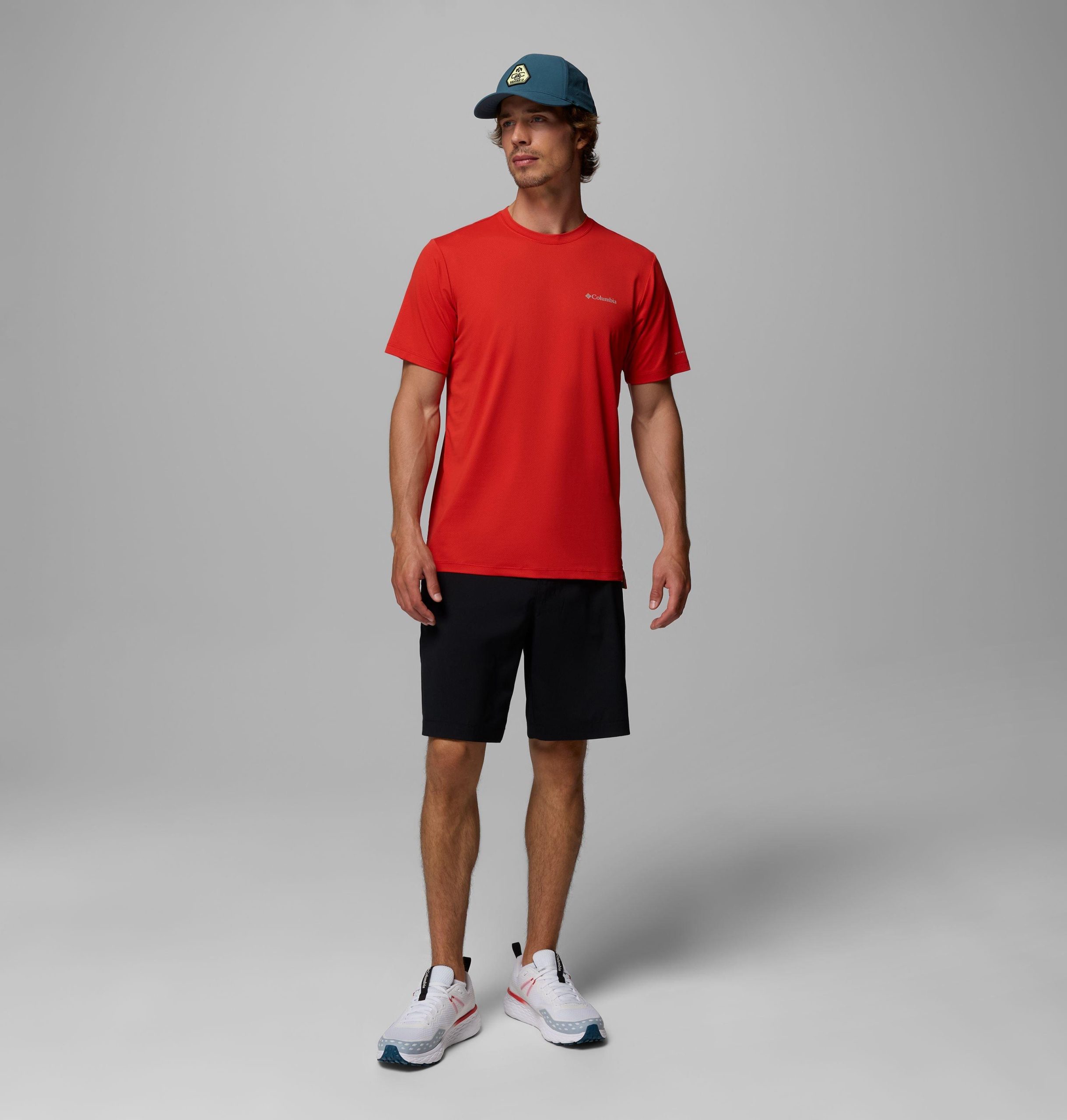 herren tech trail utility kurzarm-rundhalsausschnitt - lang