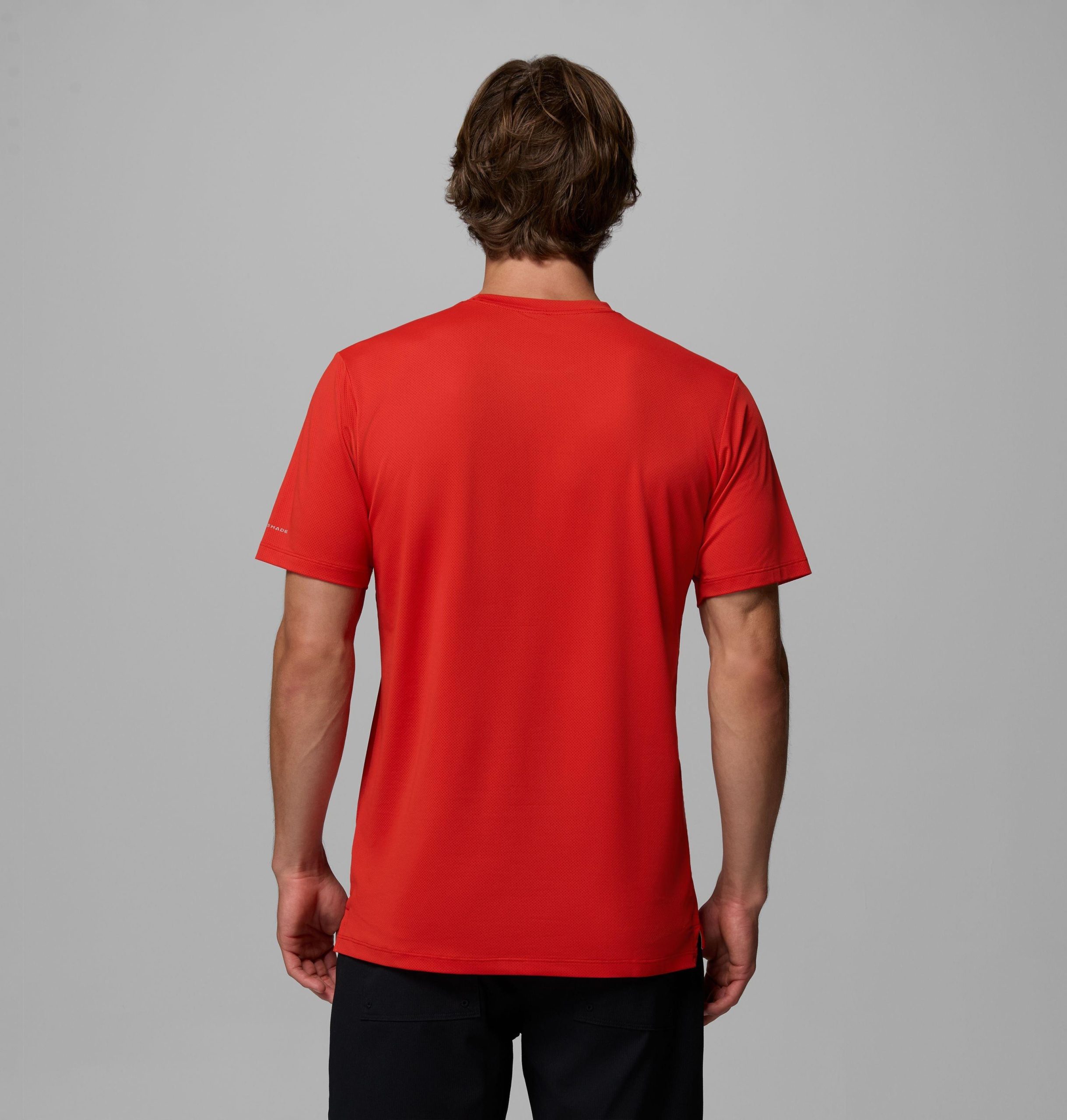 herren tech trail utility kurzarm-rundhalsausschnitt - lang