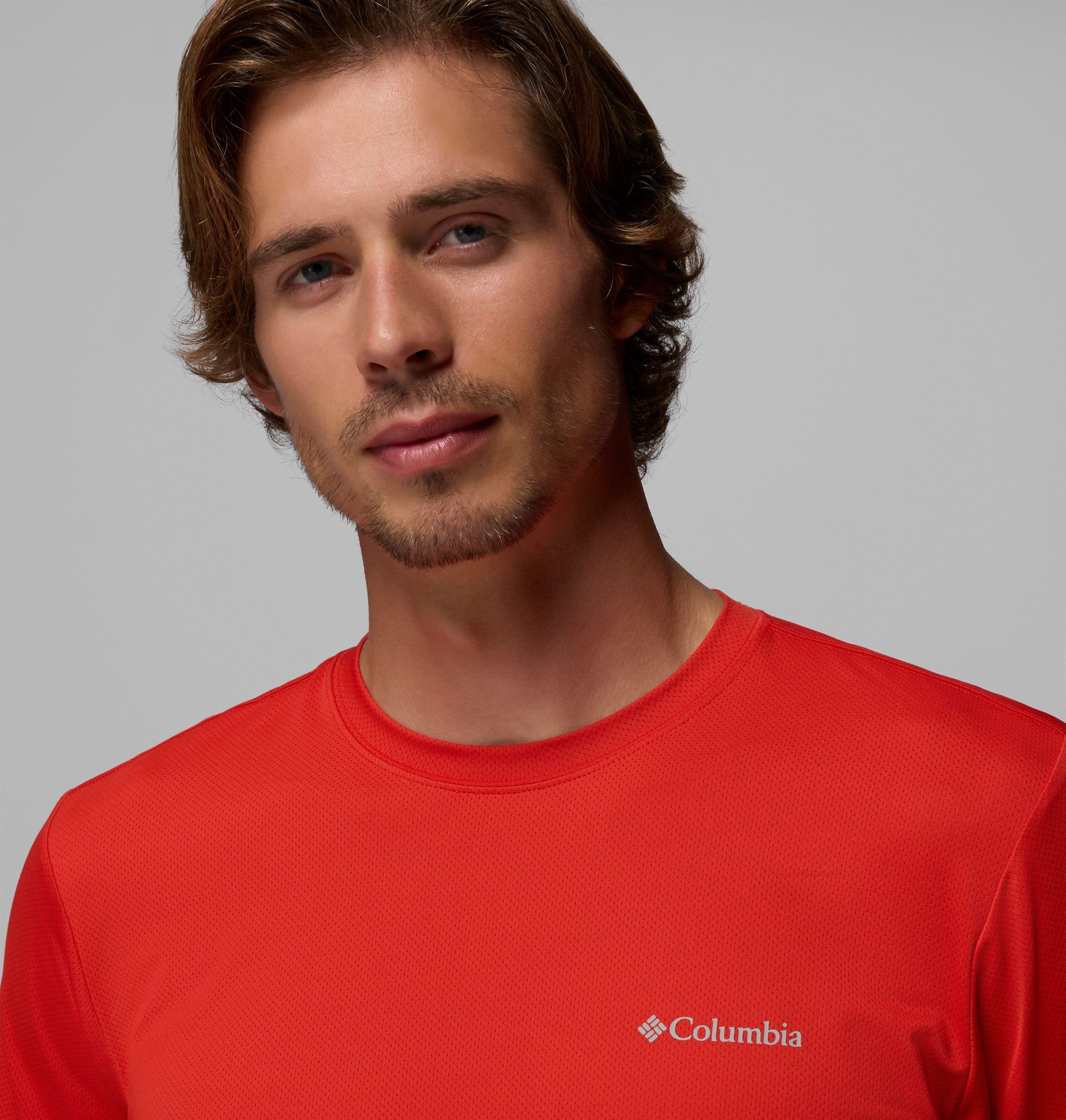 herren tech trail utility kurzarm-rundhalsausschnitt - lang