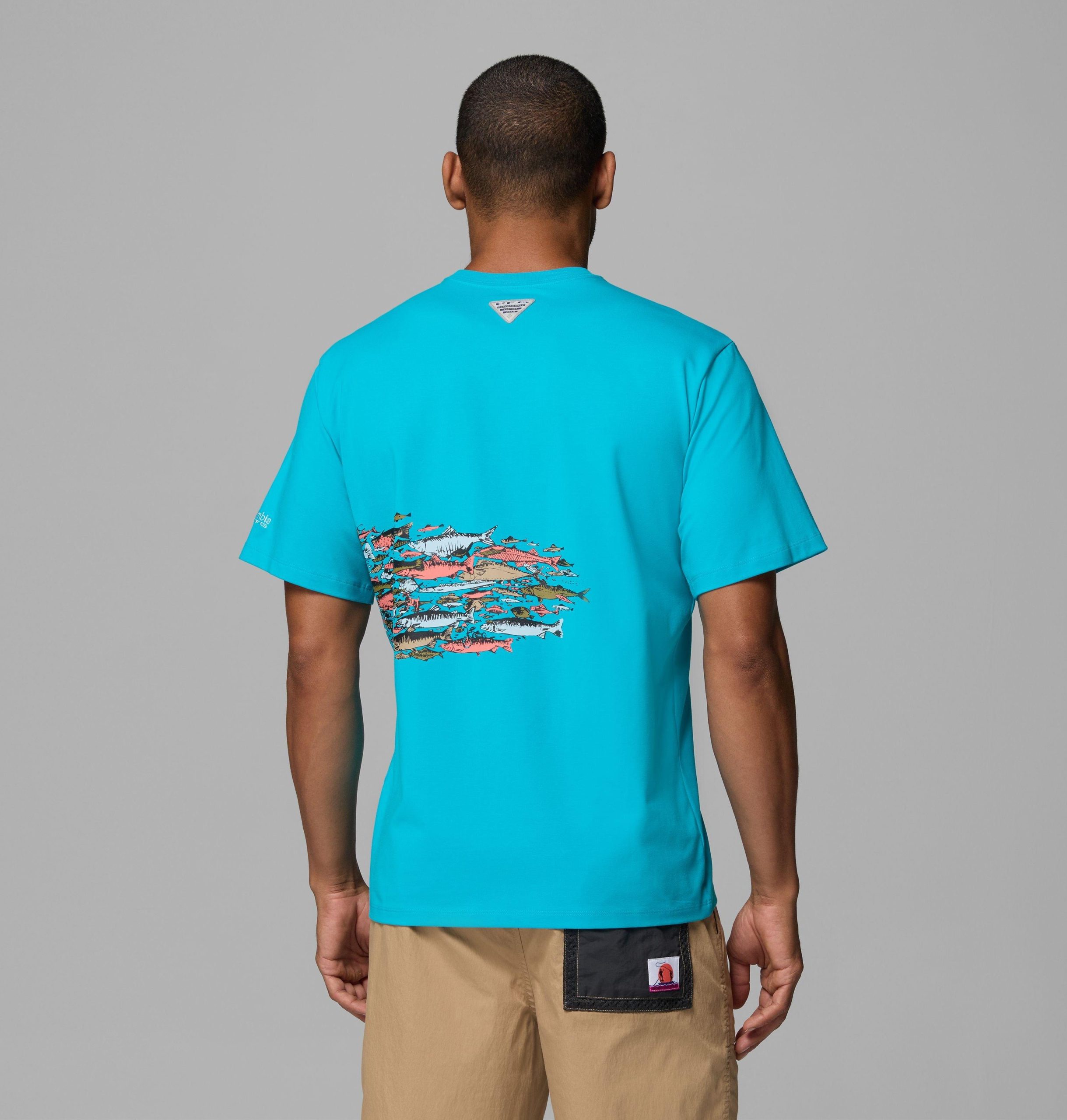 pfg bonefish flats kurzarm-t-shirt für herren