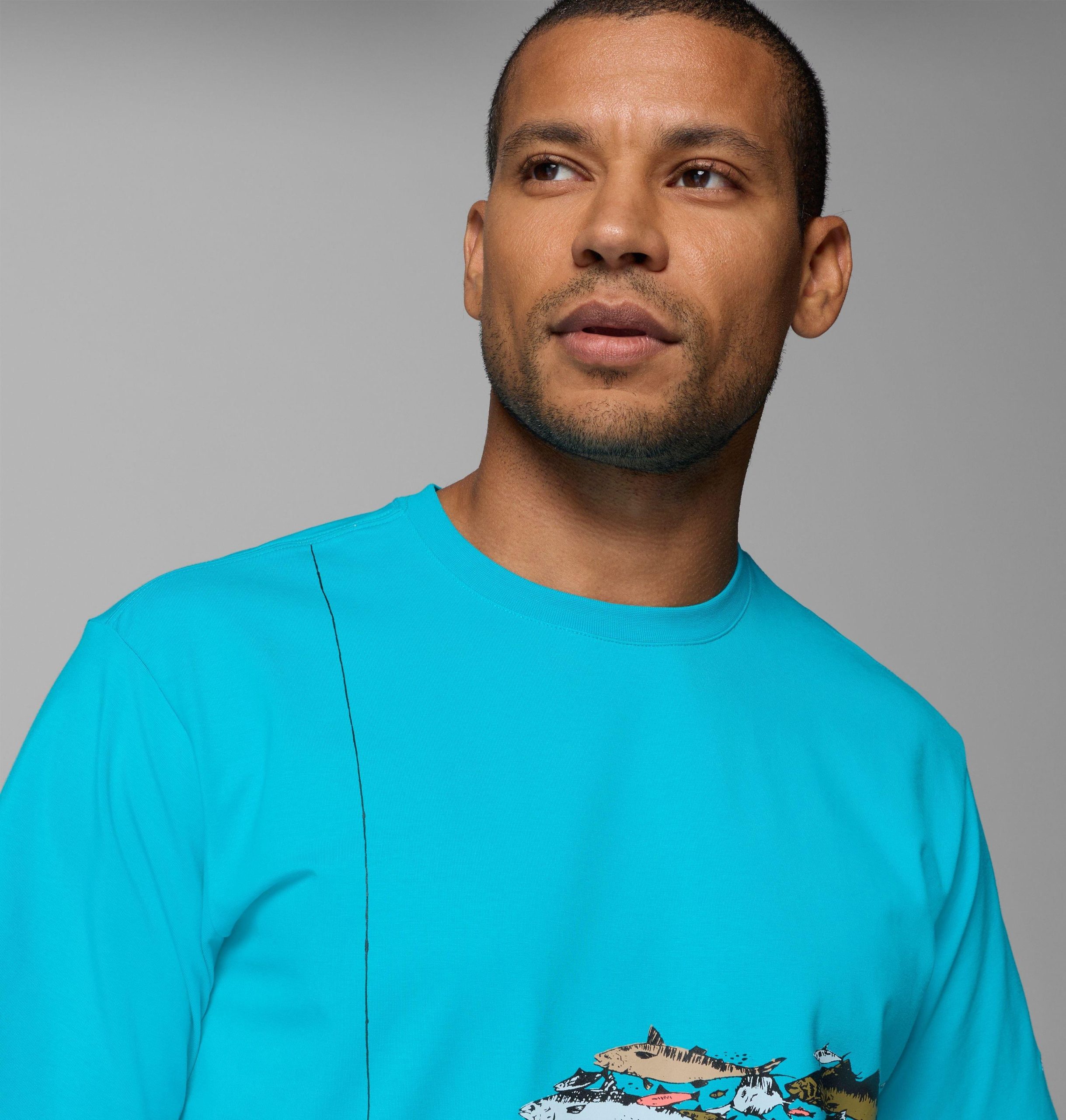 pfg bonefish flats kurzarm-t-shirt für herren