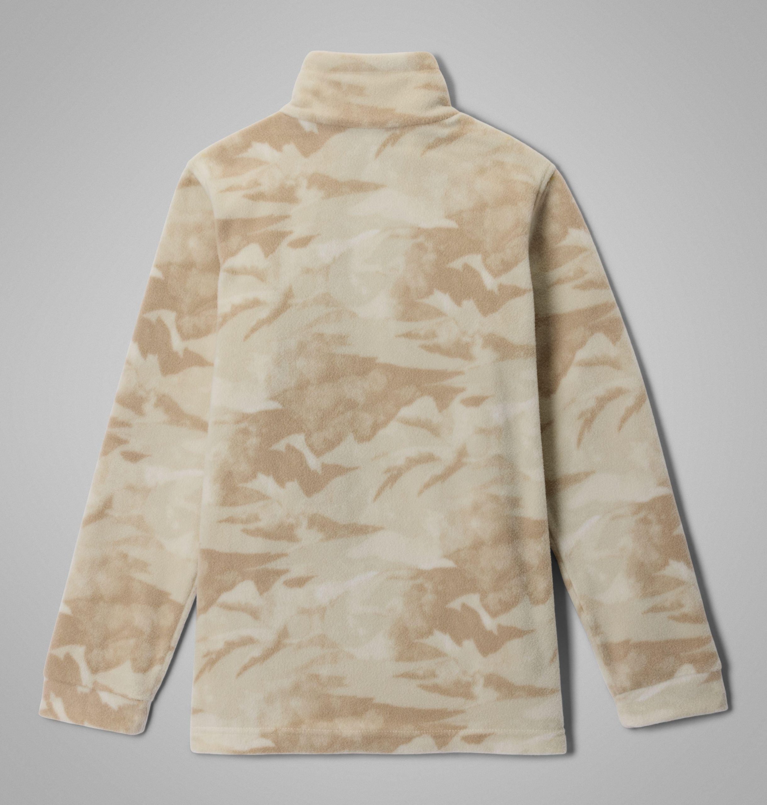 kinder-fleecejacke mit granitberg-print