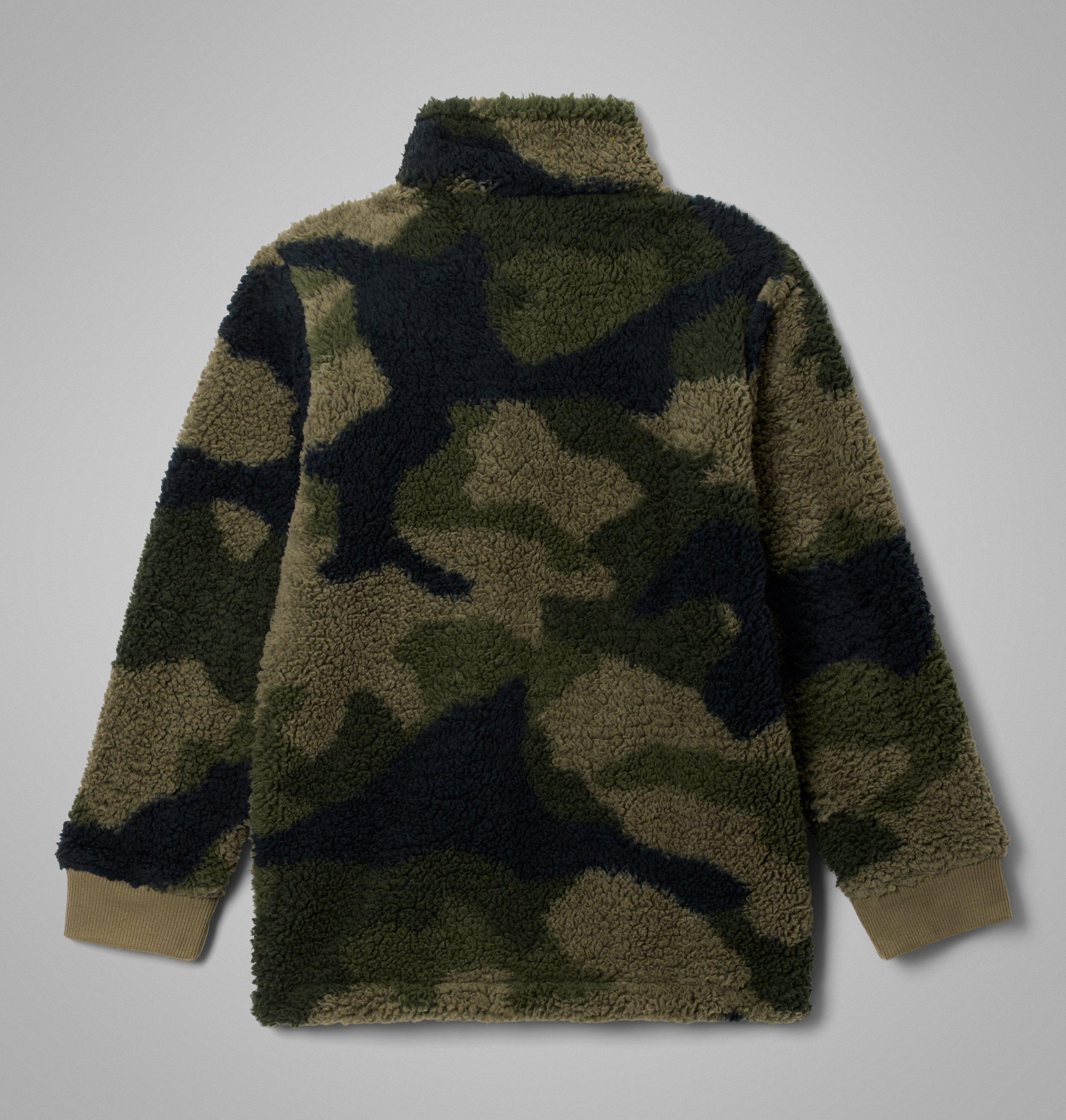 rugged ridge ii sherpa-jacke für jungen mit durchgehendem reißverschluss und print