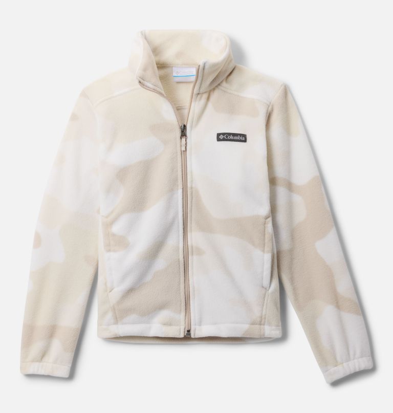 castle dale fleecejacke für jungen mit durchgehendem reißverschluss und print