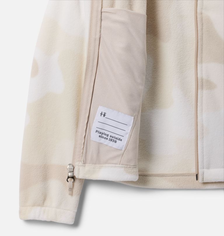 castle dale fleecejacke für jungen mit durchgehendem reißverschluss und print