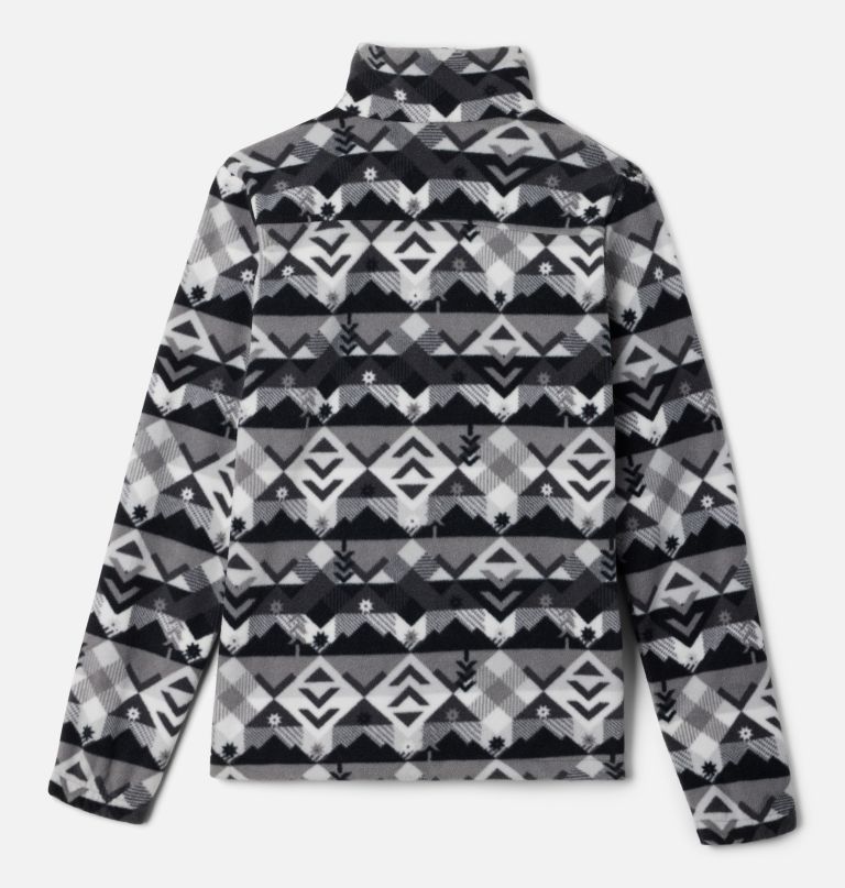 castle dale fleecejacke für jungen mit durchgehendem reißverschluss und print