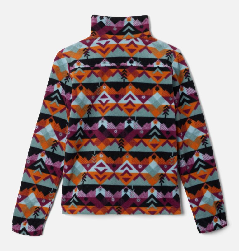 castle dale fleecejacke für jungen mit durchgehendem reißverschluss und print