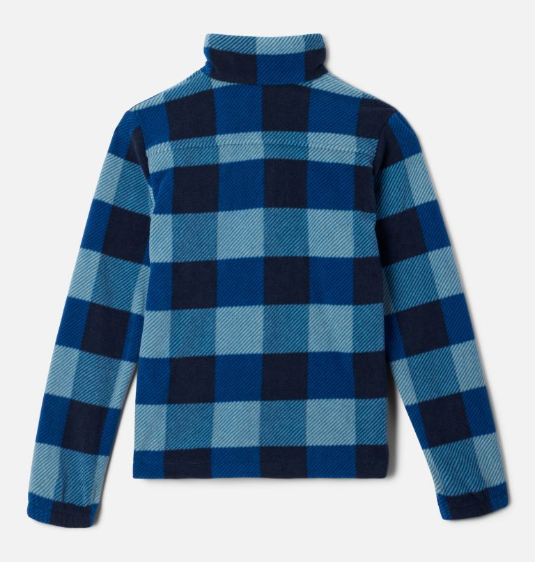 castle dale fleecejacke für jungen mit durchgehendem reißverschluss und print