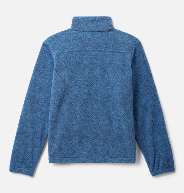 castle dale fleecejacke für jungen mit durchgehendem reißverschluss und print