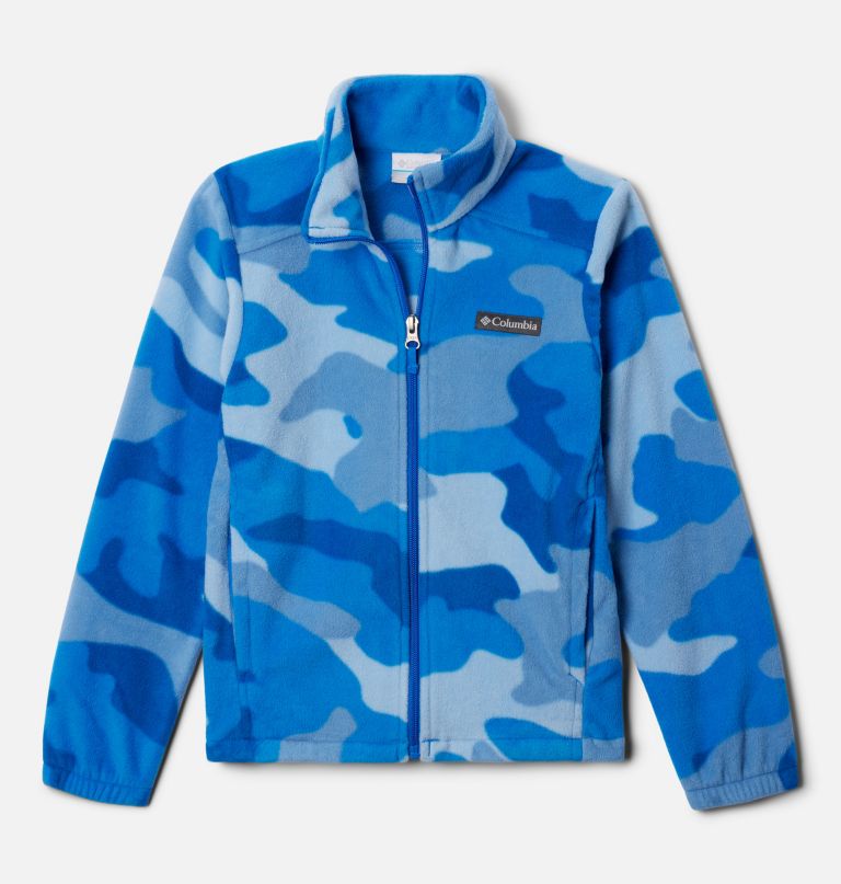 castle dale fleecejacke für jungen mit durchgehendem reißverschluss und print