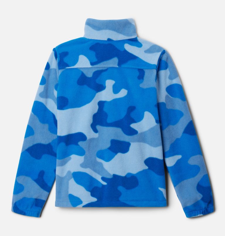castle dale fleecejacke für jungen mit durchgehendem reißverschluss und print