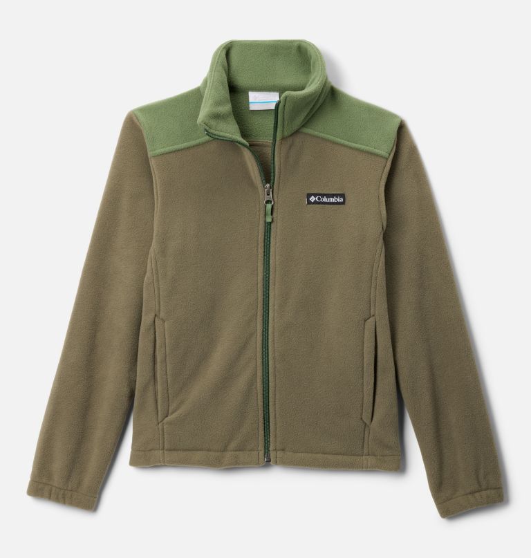 castle dale fleecejacke für jungen mit durchgehendem reißverschluss