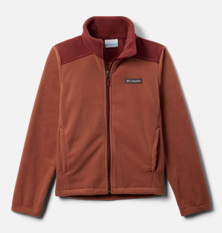 castle dale fleecejacke für jungen mit durchgehendem reißverschluss