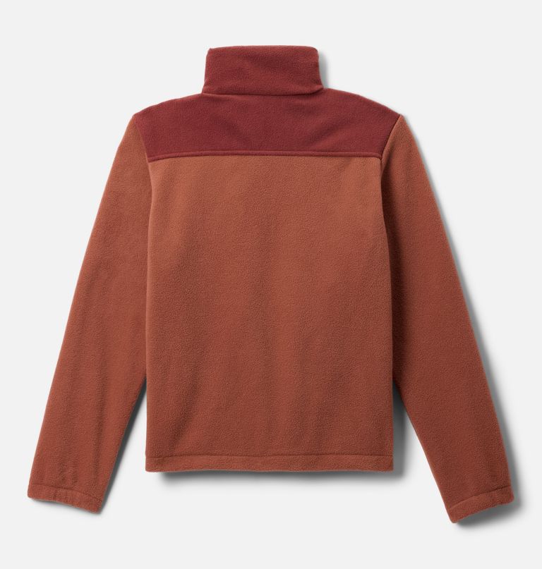 castle dale fleecejacke für jungen mit durchgehendem reißverschluss