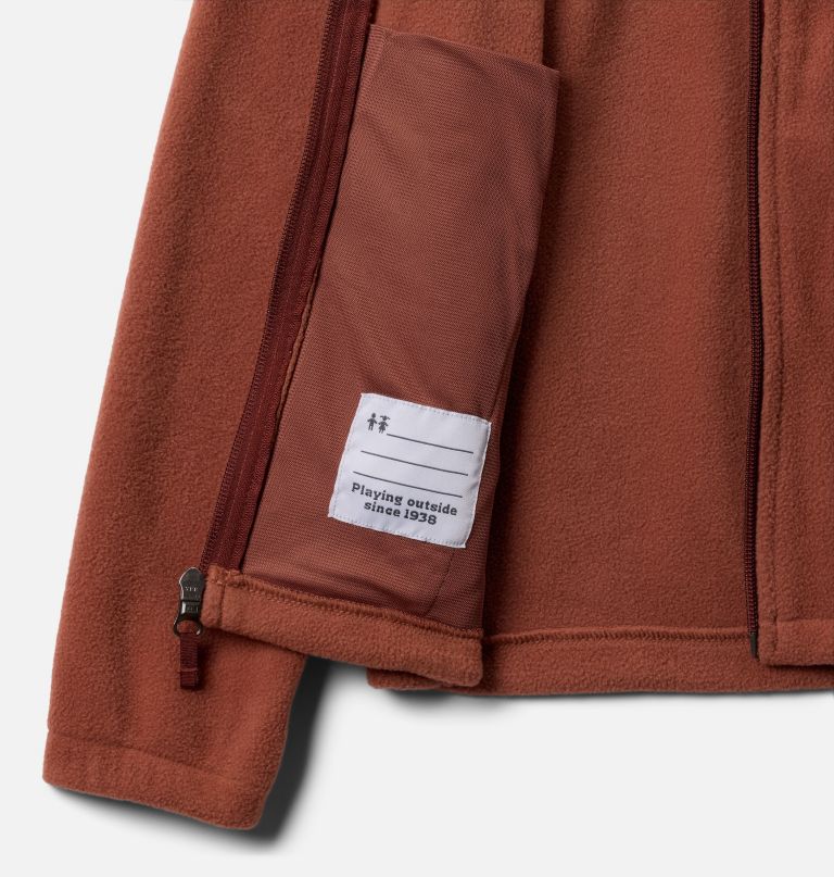 castle dale fleecejacke für jungen mit durchgehendem reißverschluss