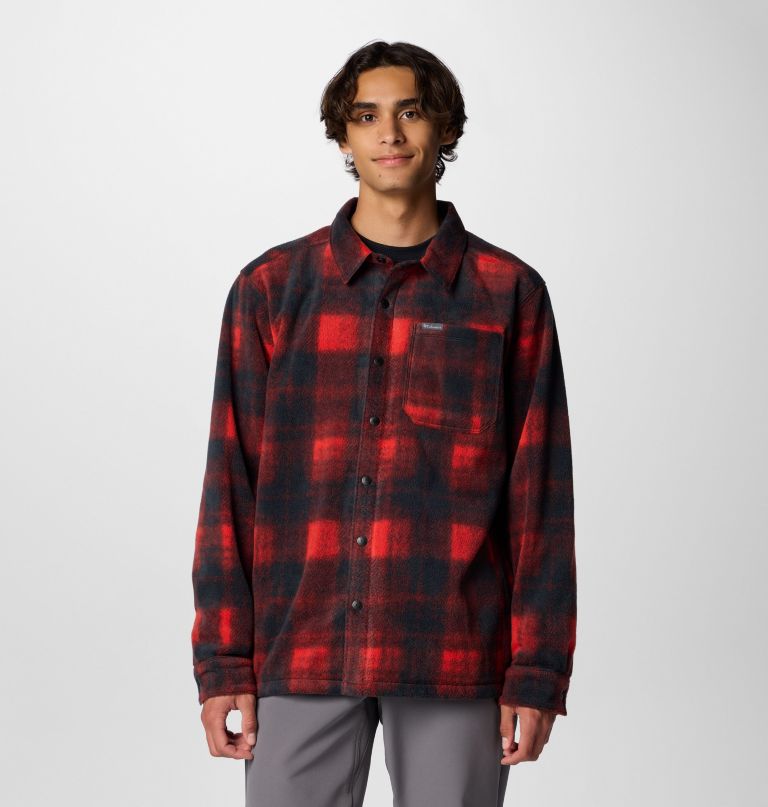 steens mountain fleece-hemdjacke ii für herren mit print