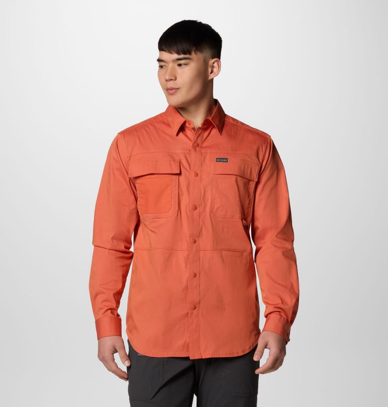 landroamer herren-langarmhemd aus twill