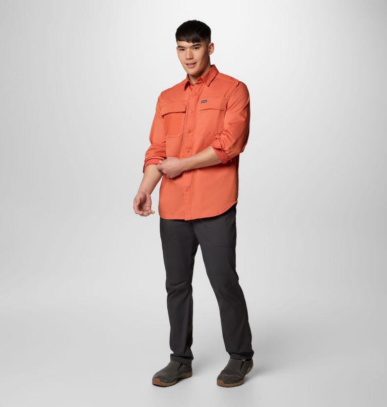 landroamer herren-langarmhemd aus twill
