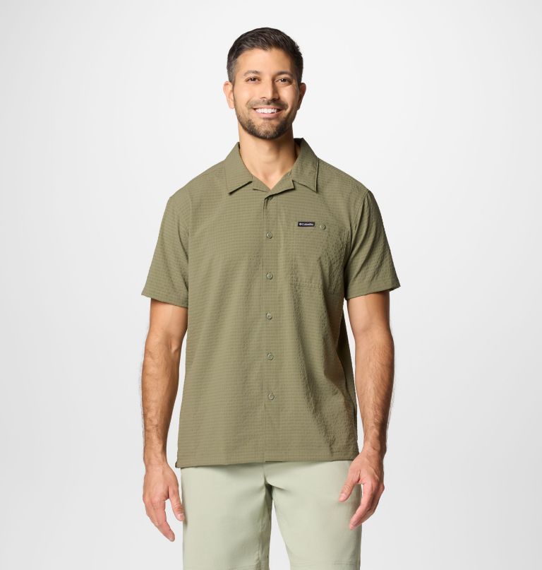 utilizer kurzarm-camp-shirt für herren