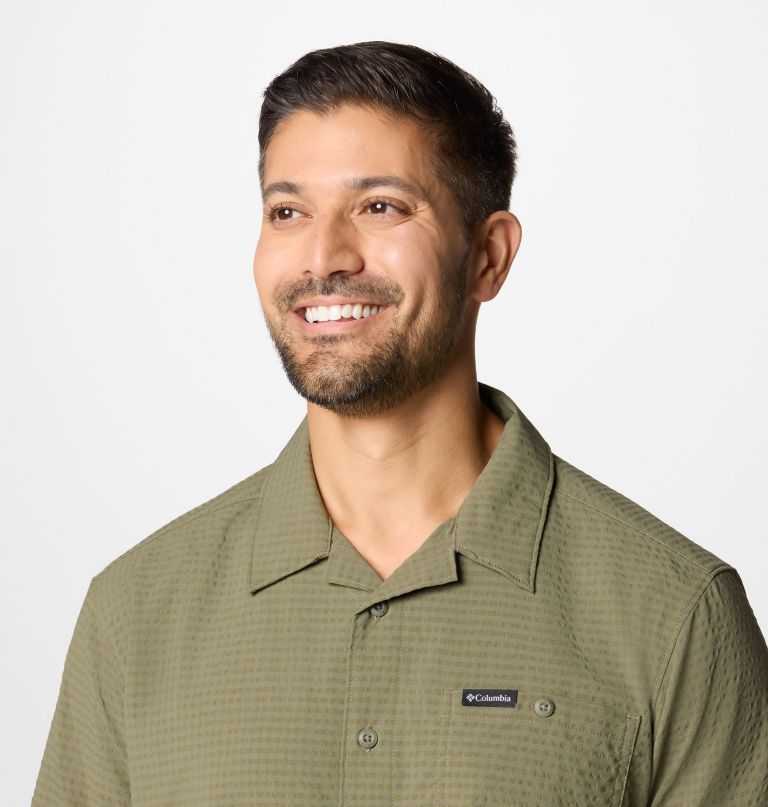 utilizer kurzarm-camp-shirt für herren