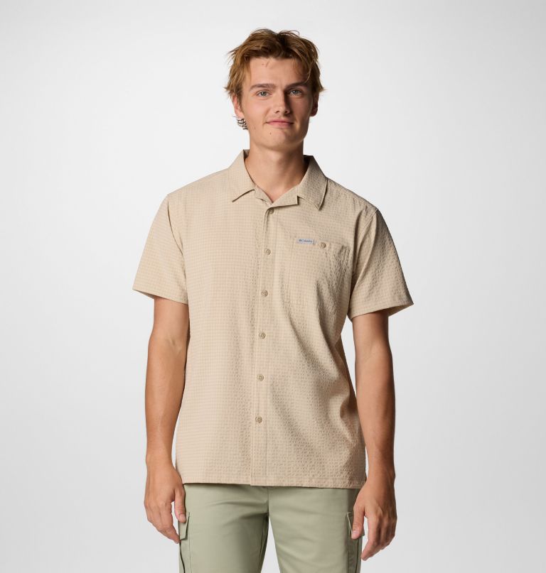 utilizer kurzarm-camp-shirt für herren