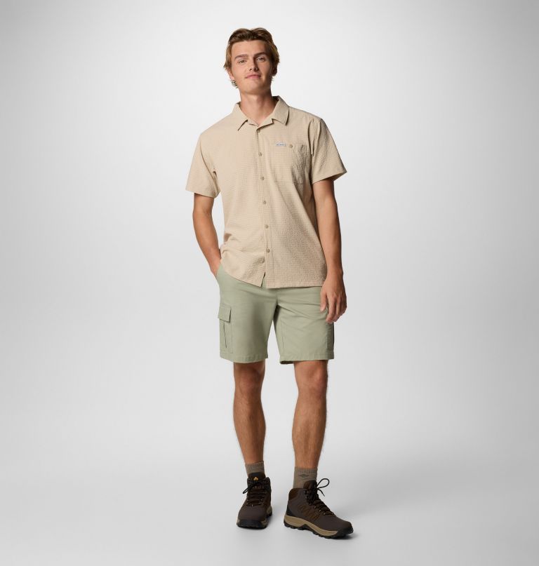 utilizer kurzarm-camp-shirt für herren