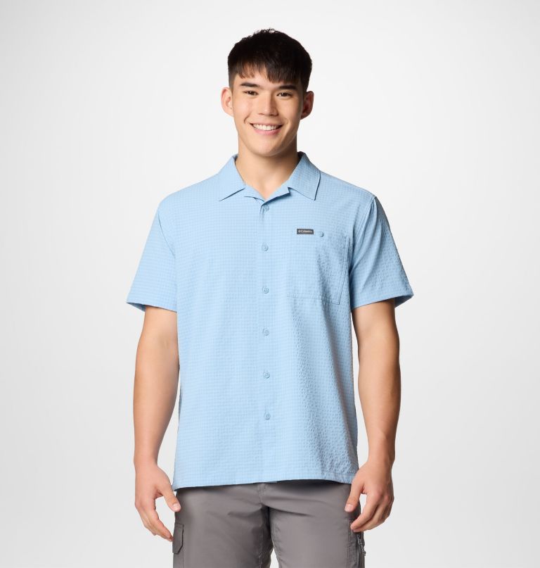 utilizer kurzarm-camp-shirt für herren