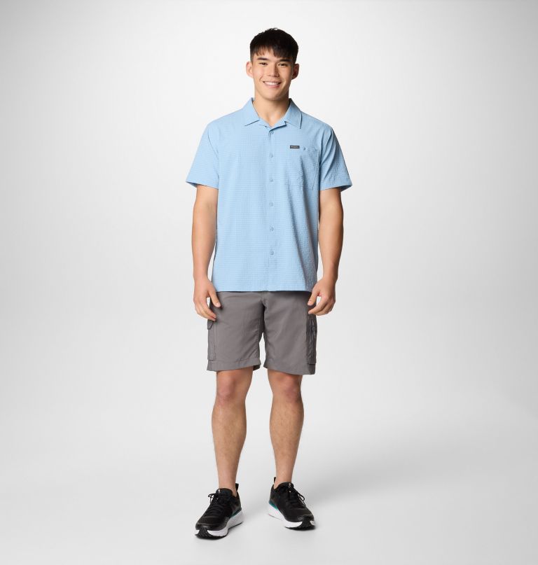 utilizer kurzarm-camp-shirt für herren