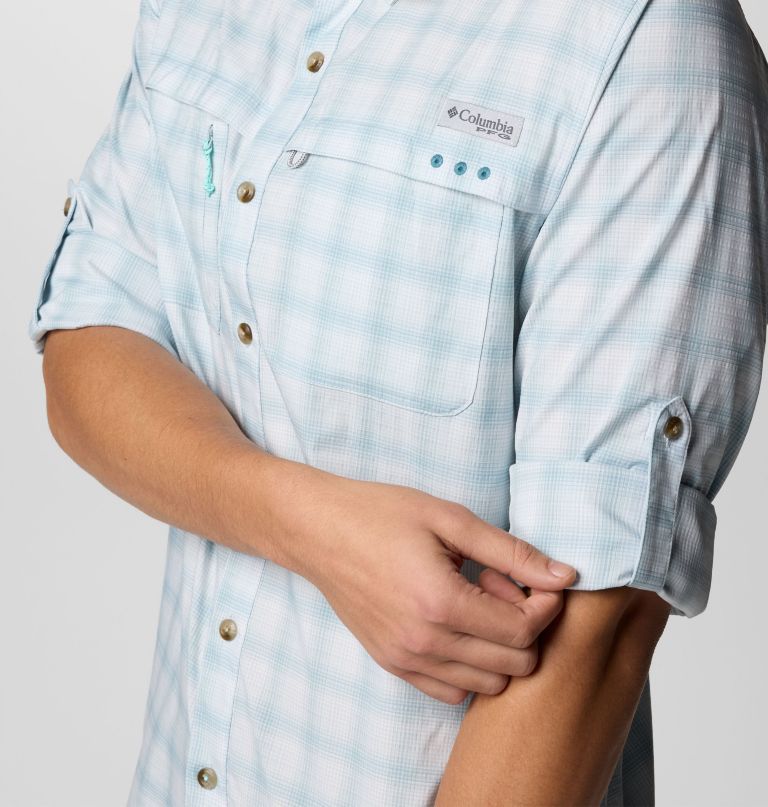 pfg wild cast performance langarmshirt für herren garngefärbt
