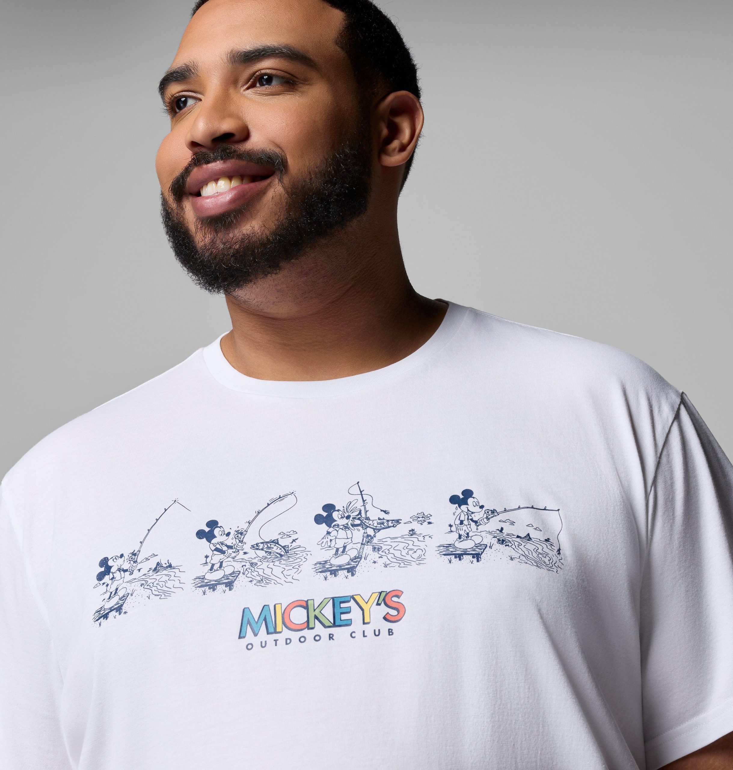 csc x disney pfg kurzarm-t-shirt für herren – größe l