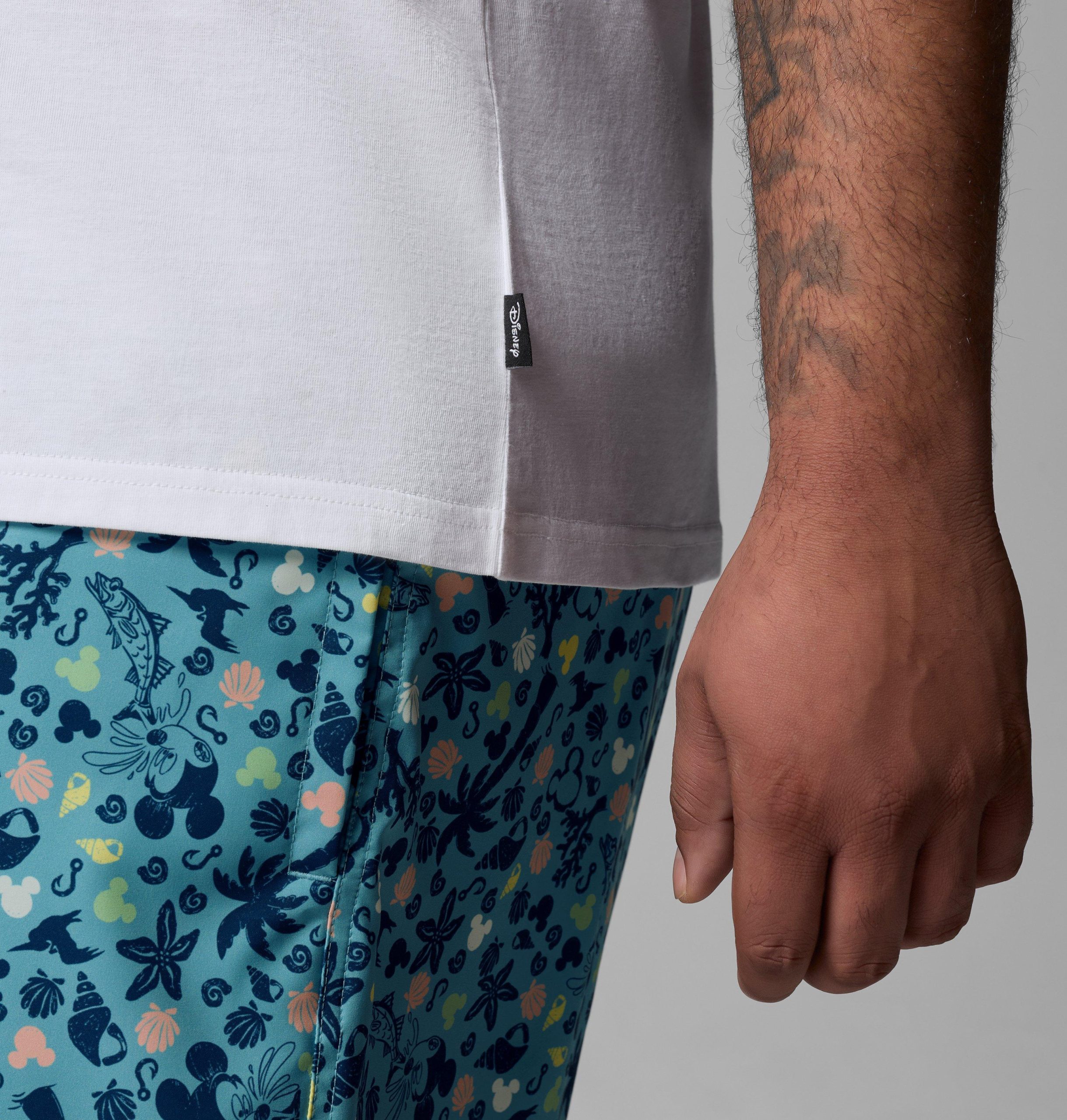 csc x disney pfg kurzarm-t-shirt für herren – größe l