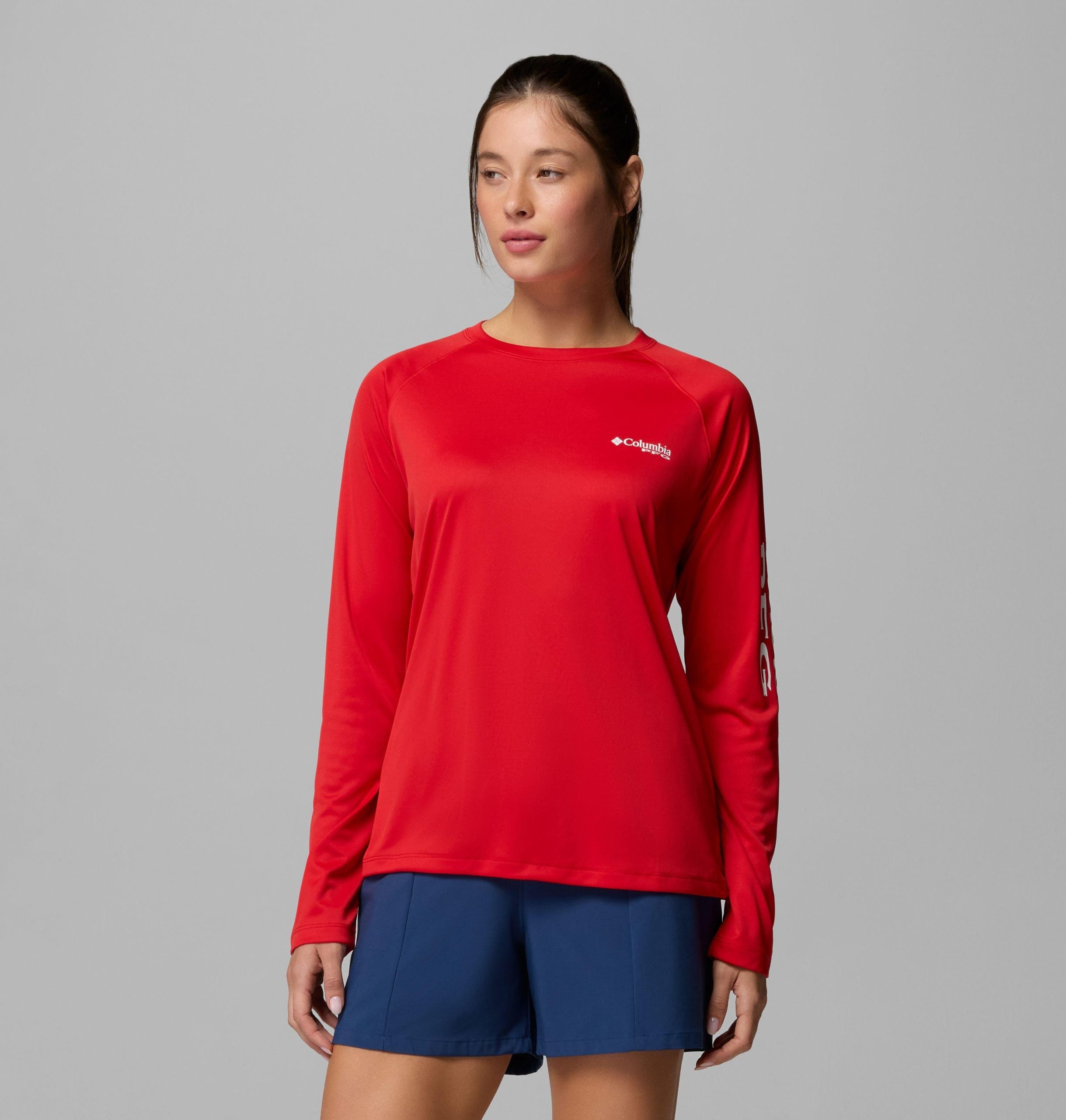 pfg tidal sands langarmshirt für damen