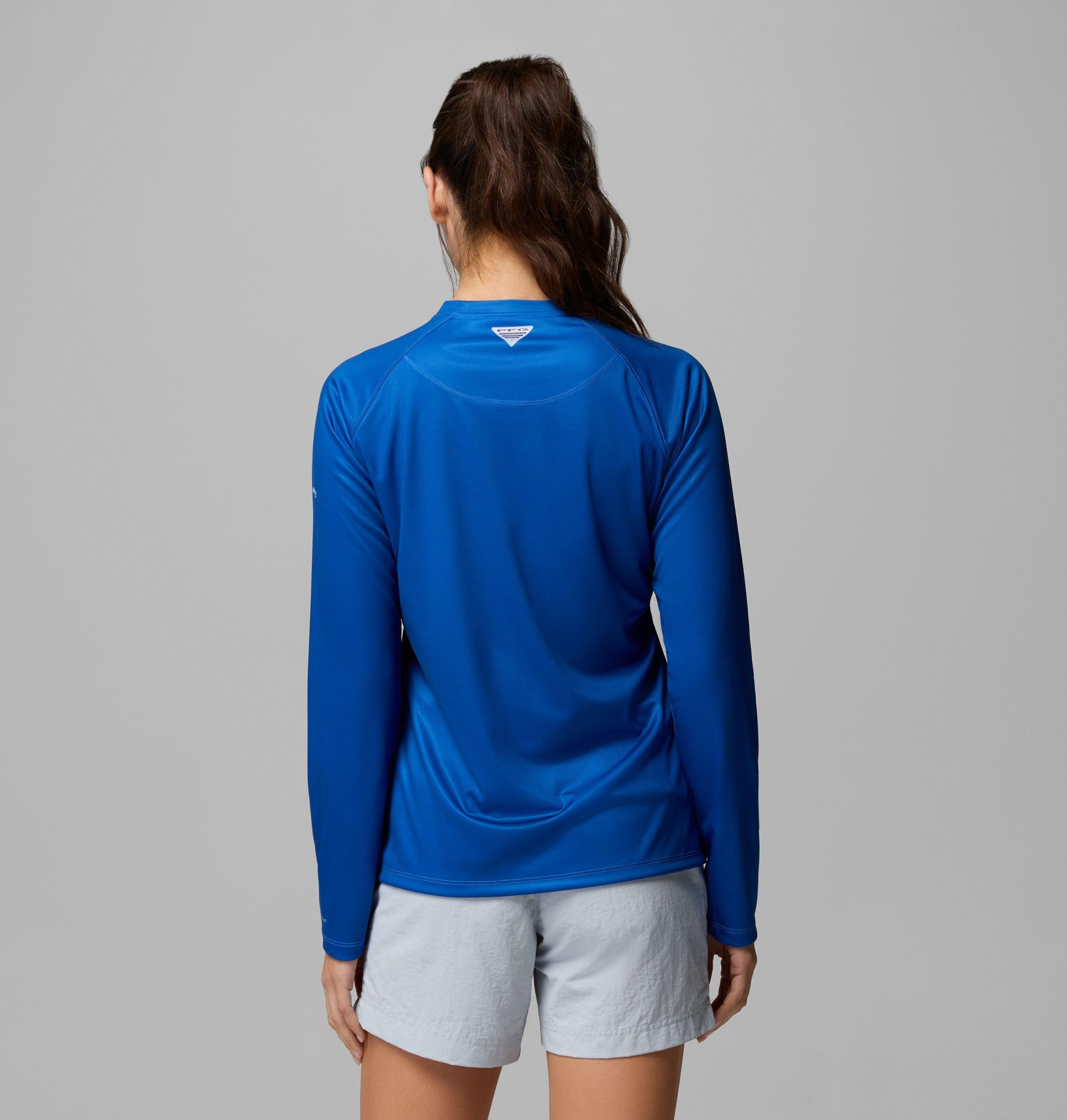 pfg tidal sands langarm-t-shirt für damen mit grafikprint