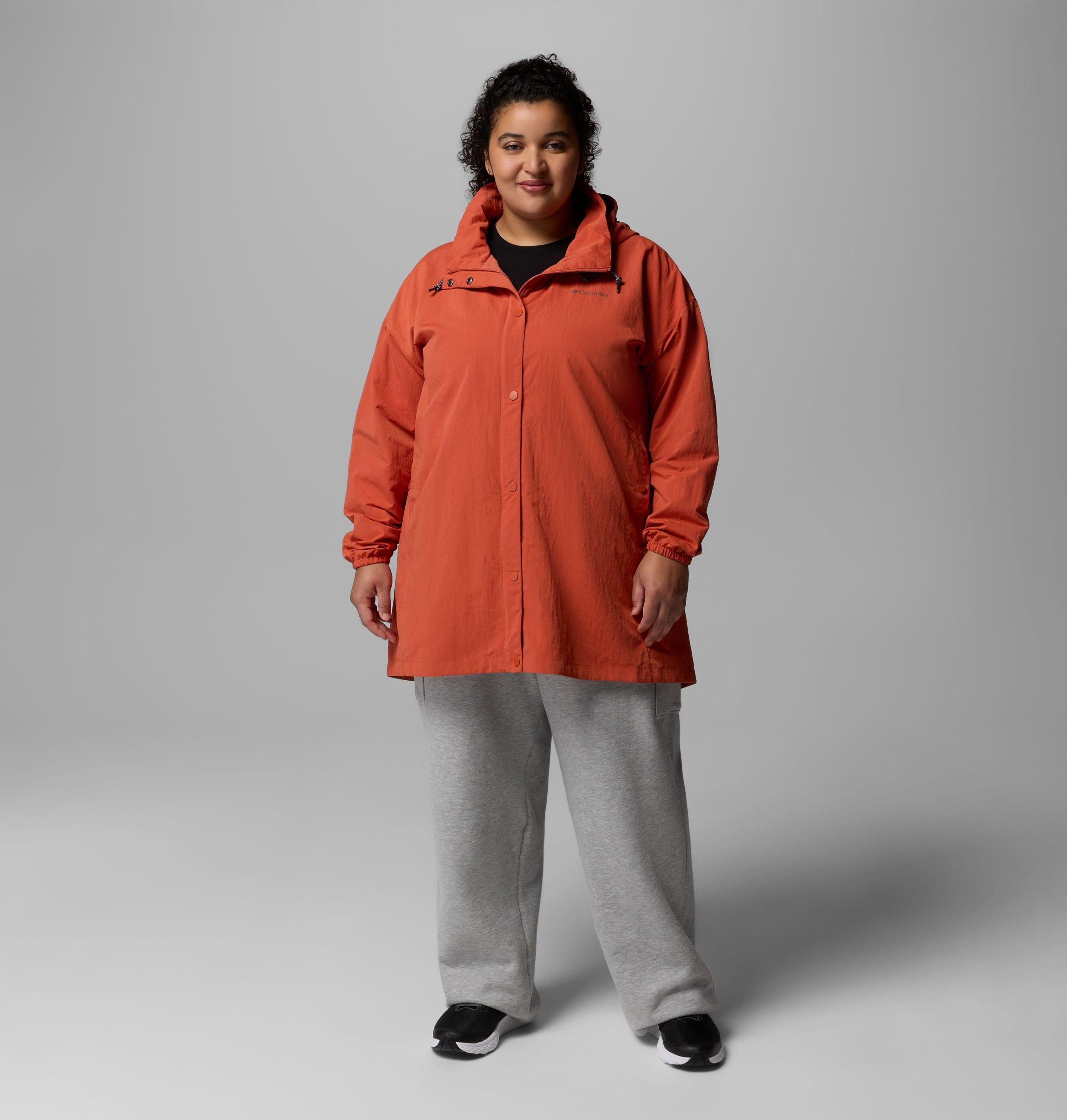 eastmoreland damen-futterjacke lang lang – Übergröße