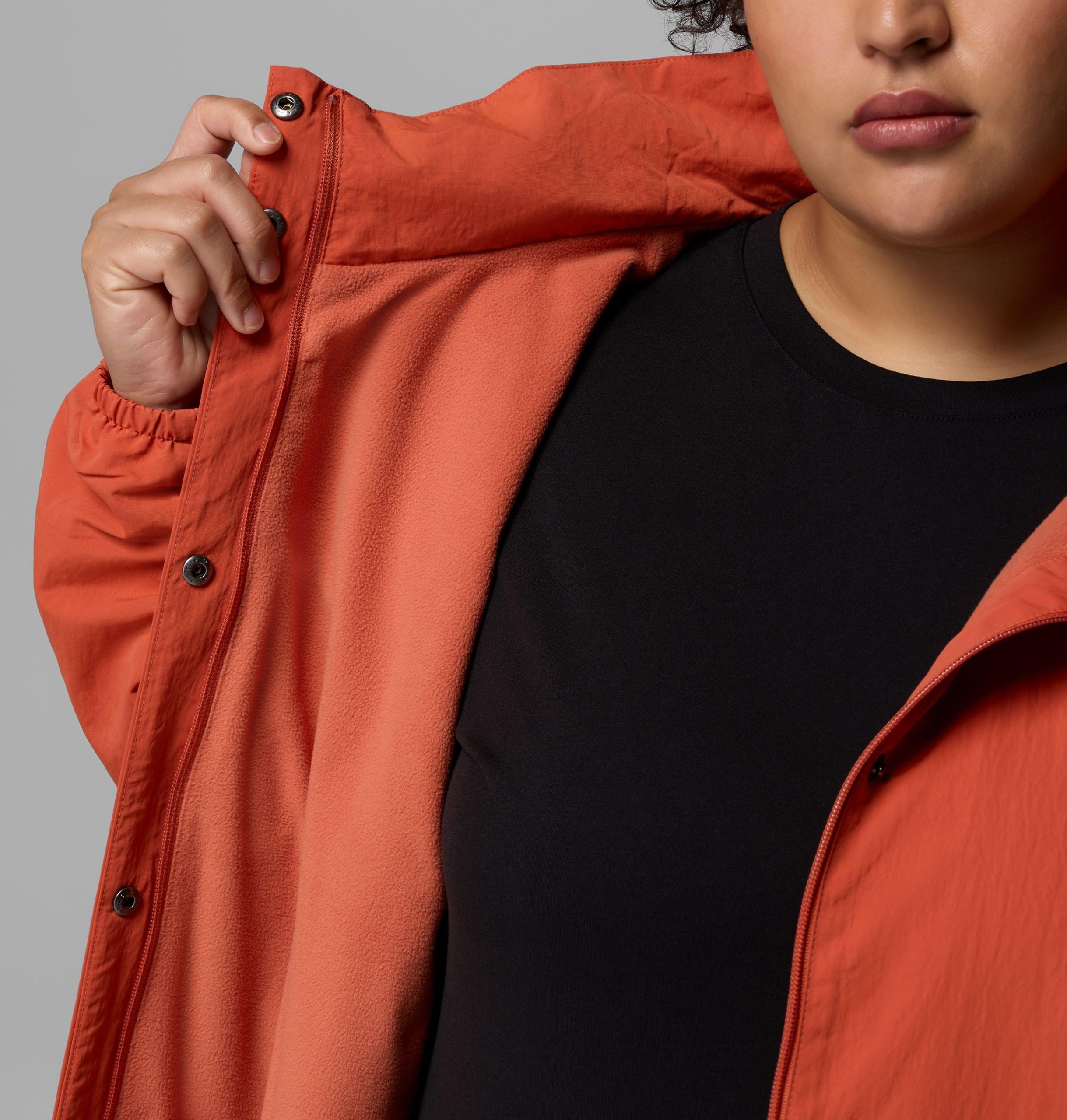 eastmoreland damen-futterjacke lang lang – Übergröße