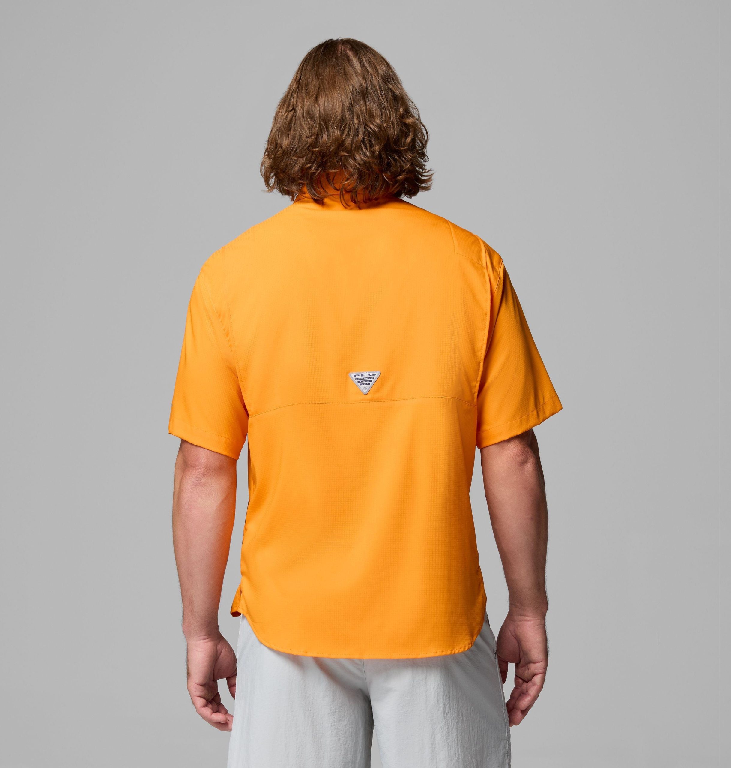pfg tamiami kurzarm-herrenhemd für college-fans – tennessee