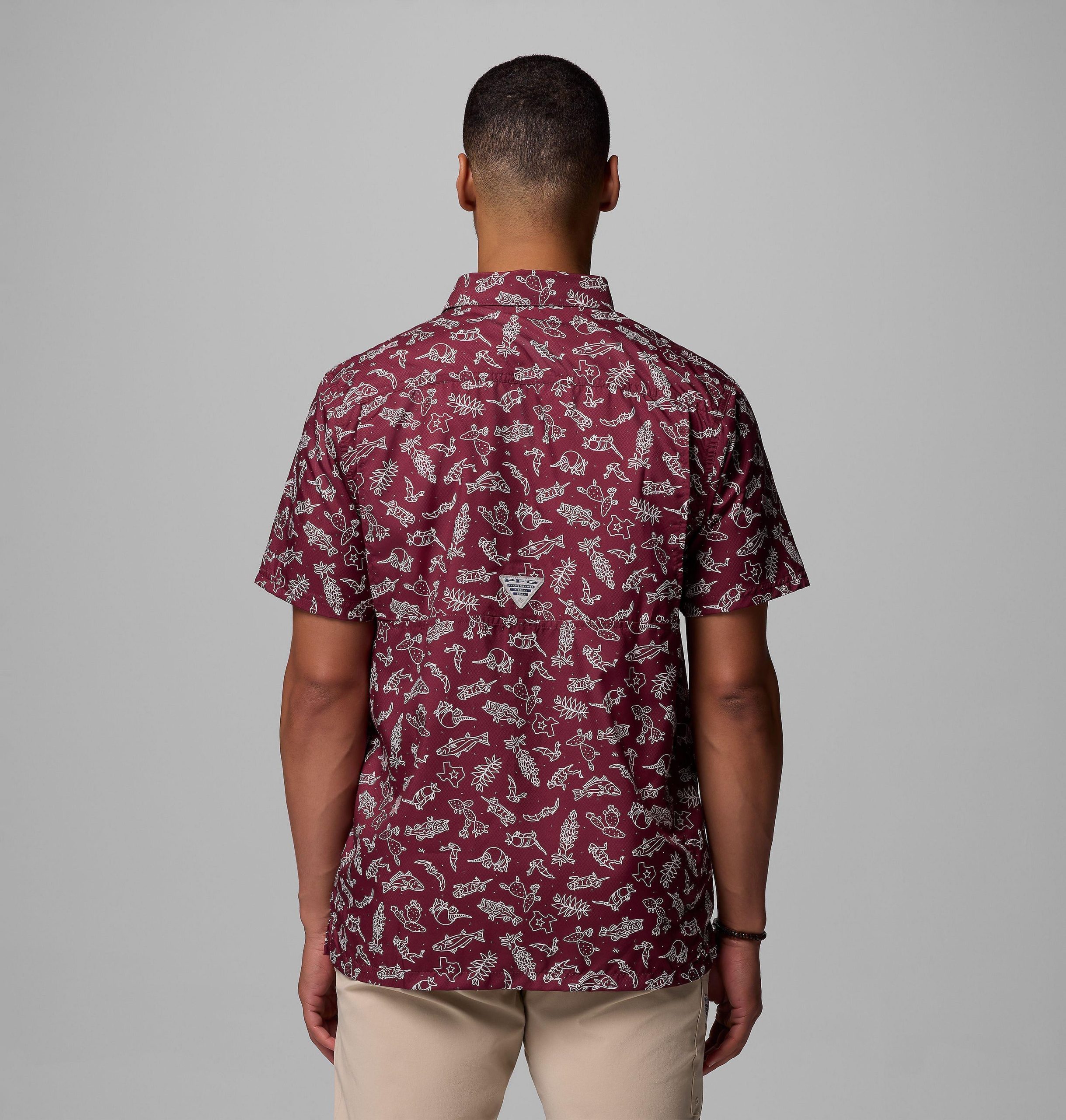 pfg super slack tide herren-college-shirt für texas am