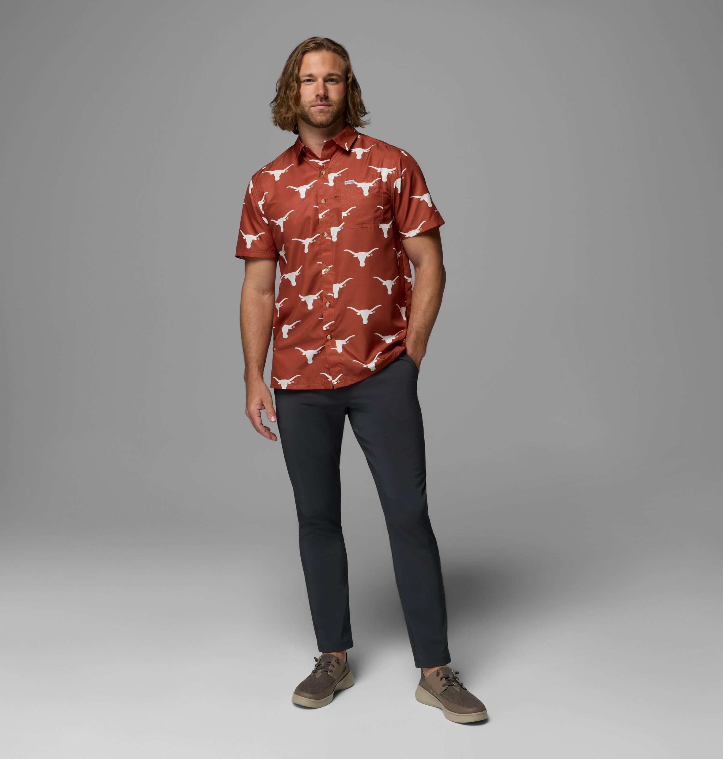 pfg super slack tide herren-college-shirt - texas