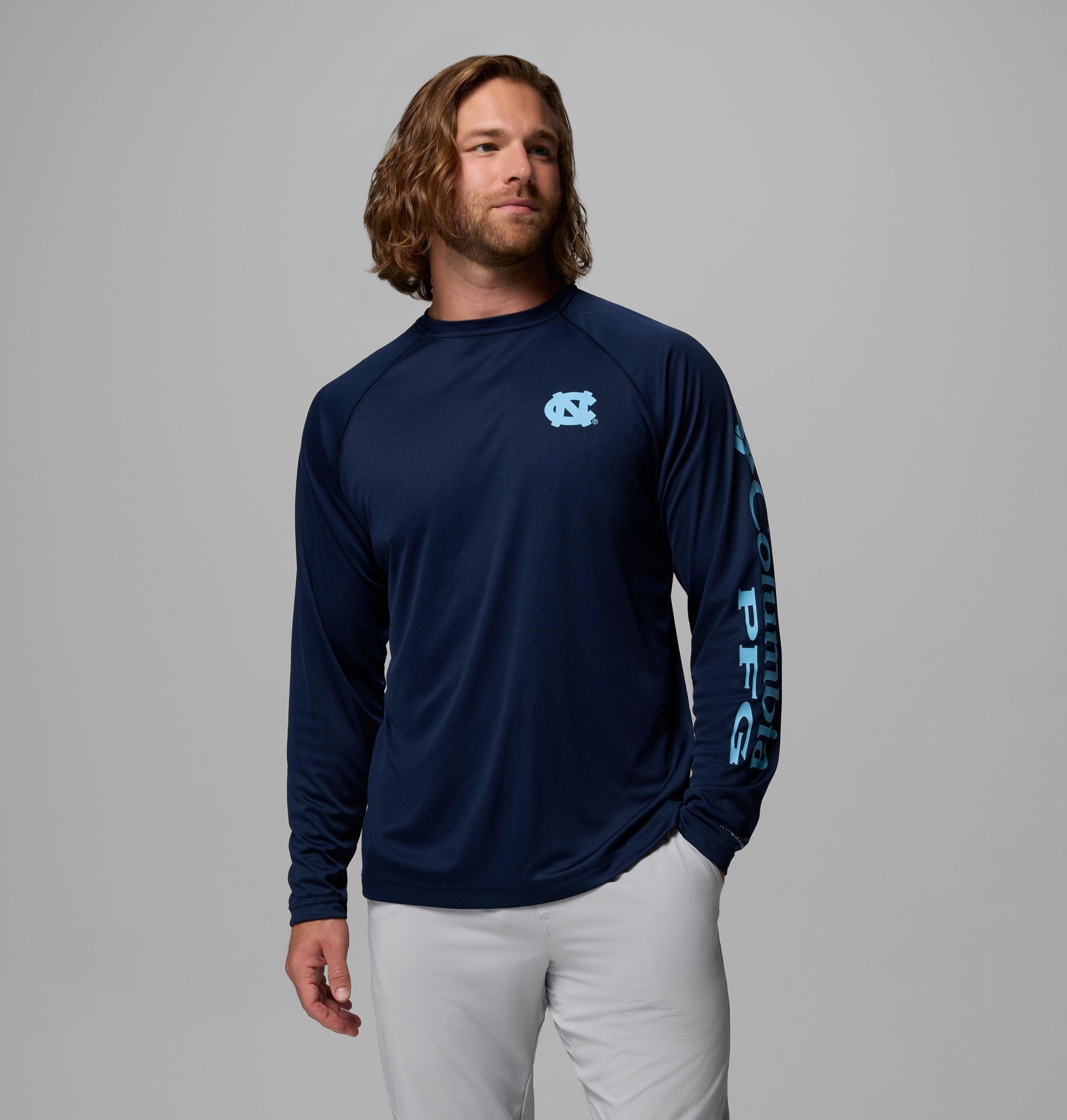 herren-langarmshirt pfg terminal tackle college - north carolina