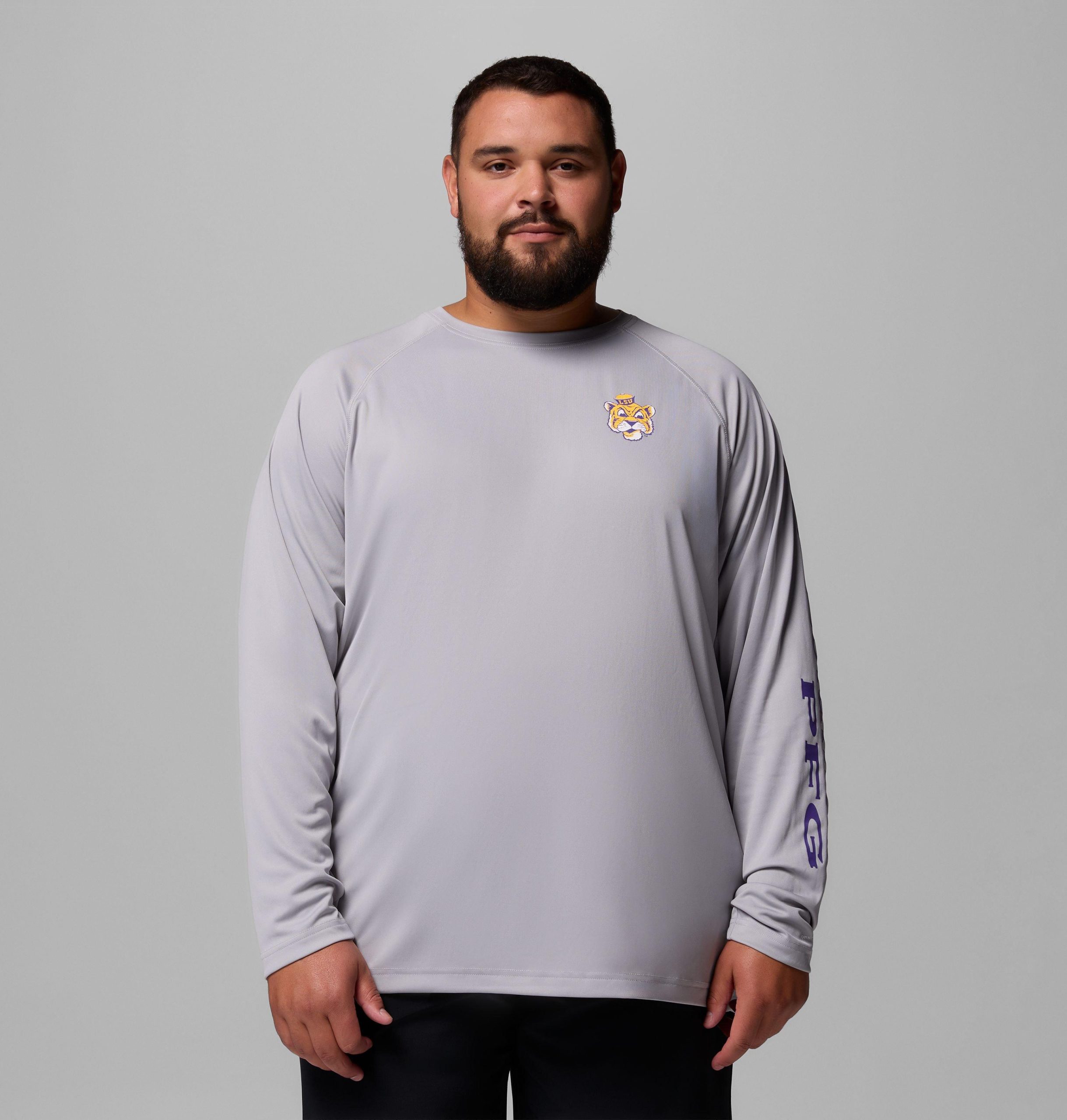 herren-langarmshirt pfg terminal tackle college – größe lsu