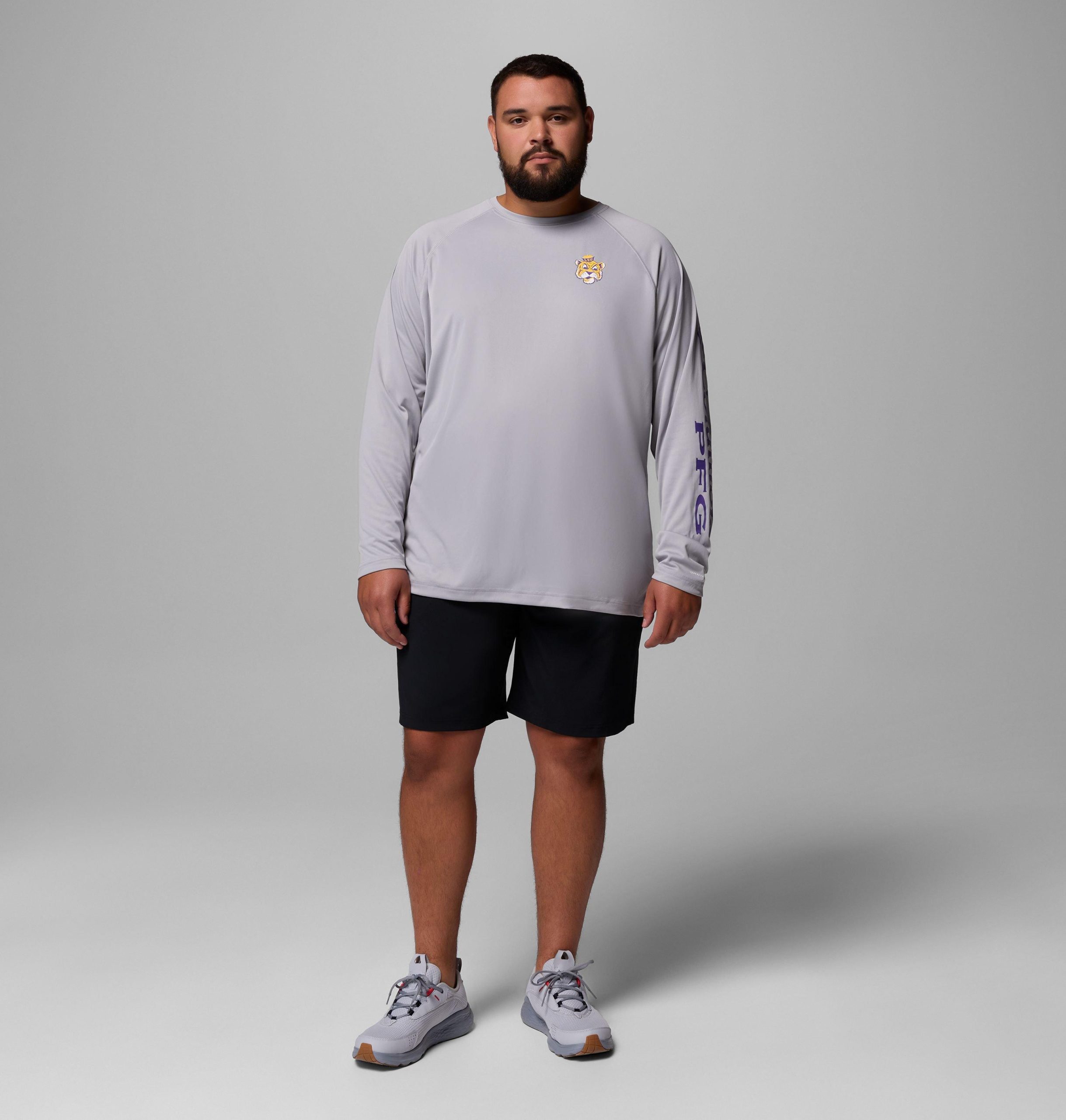 herren-langarmshirt pfg terminal tackle college – größe lsu